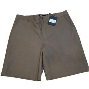 GSTQ Canteen Shorts 38 Cotton Blend Quiet Luxury Minimalist‎ Mens Brown Chino